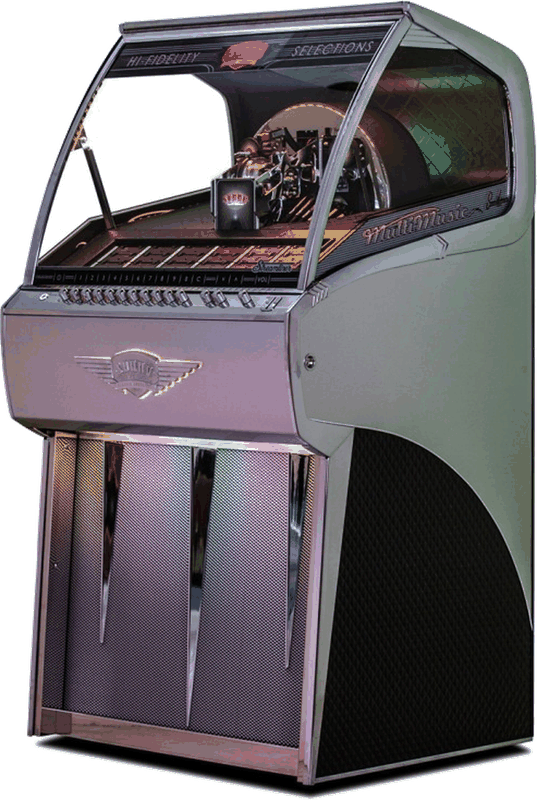 Sound Leisure Streamliner Rocket Vinyl Jukebox